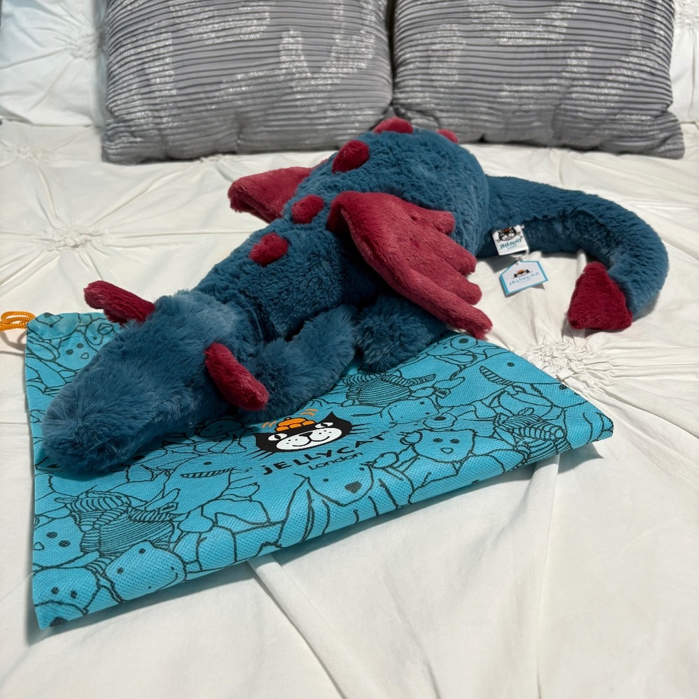 NWT Jellycat Dexter Dragon - Large